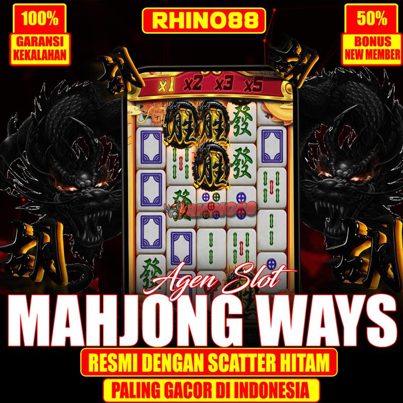Rhino88 : Situs Slot Mahjong Ways Paling Gacor Dari Slot PG Soft